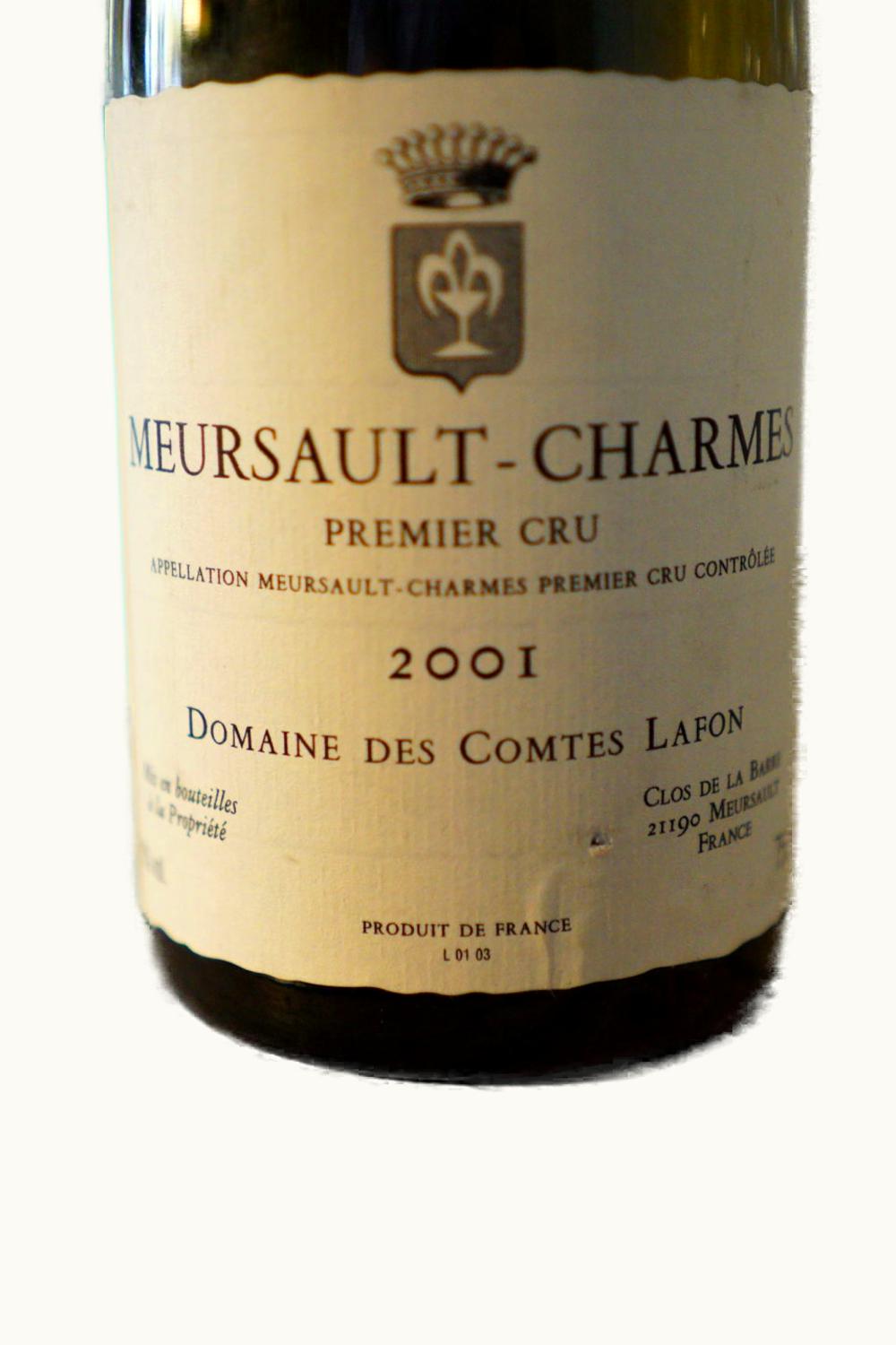 Domaine de Comte Lafon Domaine de Comte Lafon Charmes Meursault Premier Cru, 2001