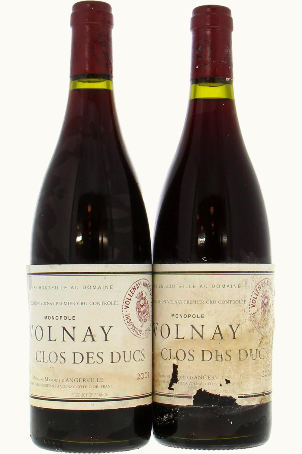 Domaine Marquis d'Angerville Domaine Marquis d'Angerville Clos de Ducs Volnay Premier Cru, 2001
