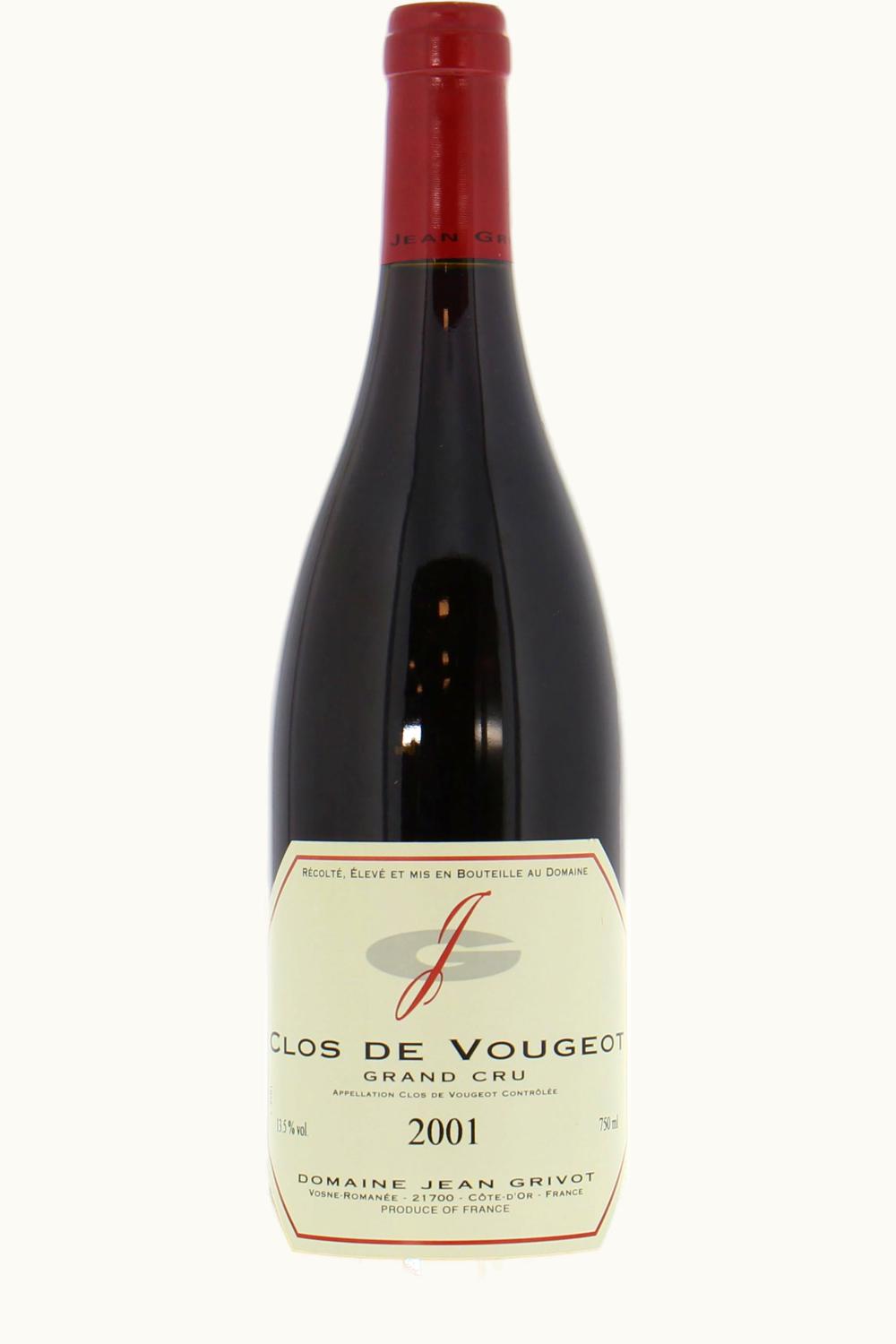 Domaine Jean Grivot Domaine Jean Grivot Grand Cru Cote Nuit Clos de Vougeot, 2001