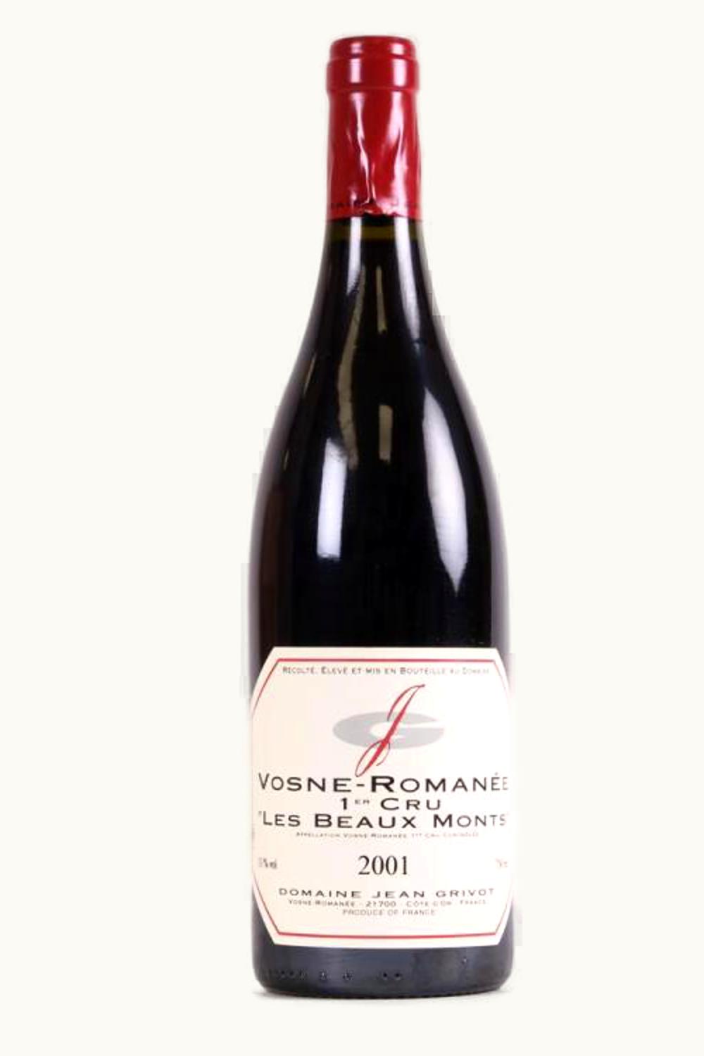 Domaine Jean Grivot Domaine Jean Grivot Les Beau Mont Vosne Romanee Premier Cru, 2001