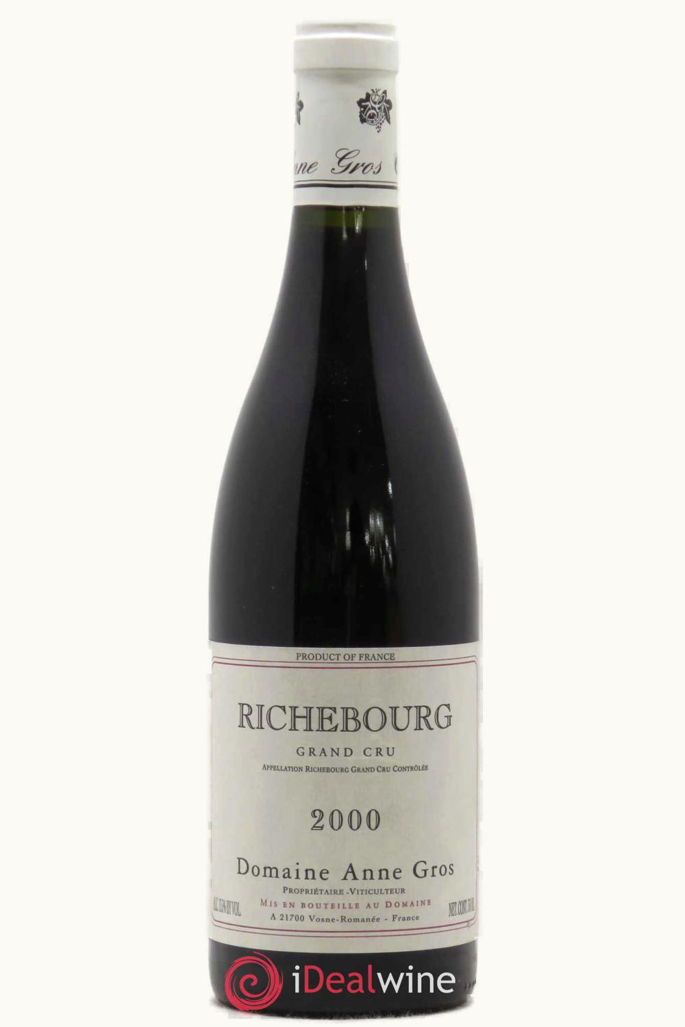 Domaine Anne Gros Domaine Anne Gros Grand Cru Richebourg Vosne Romanee, 2000