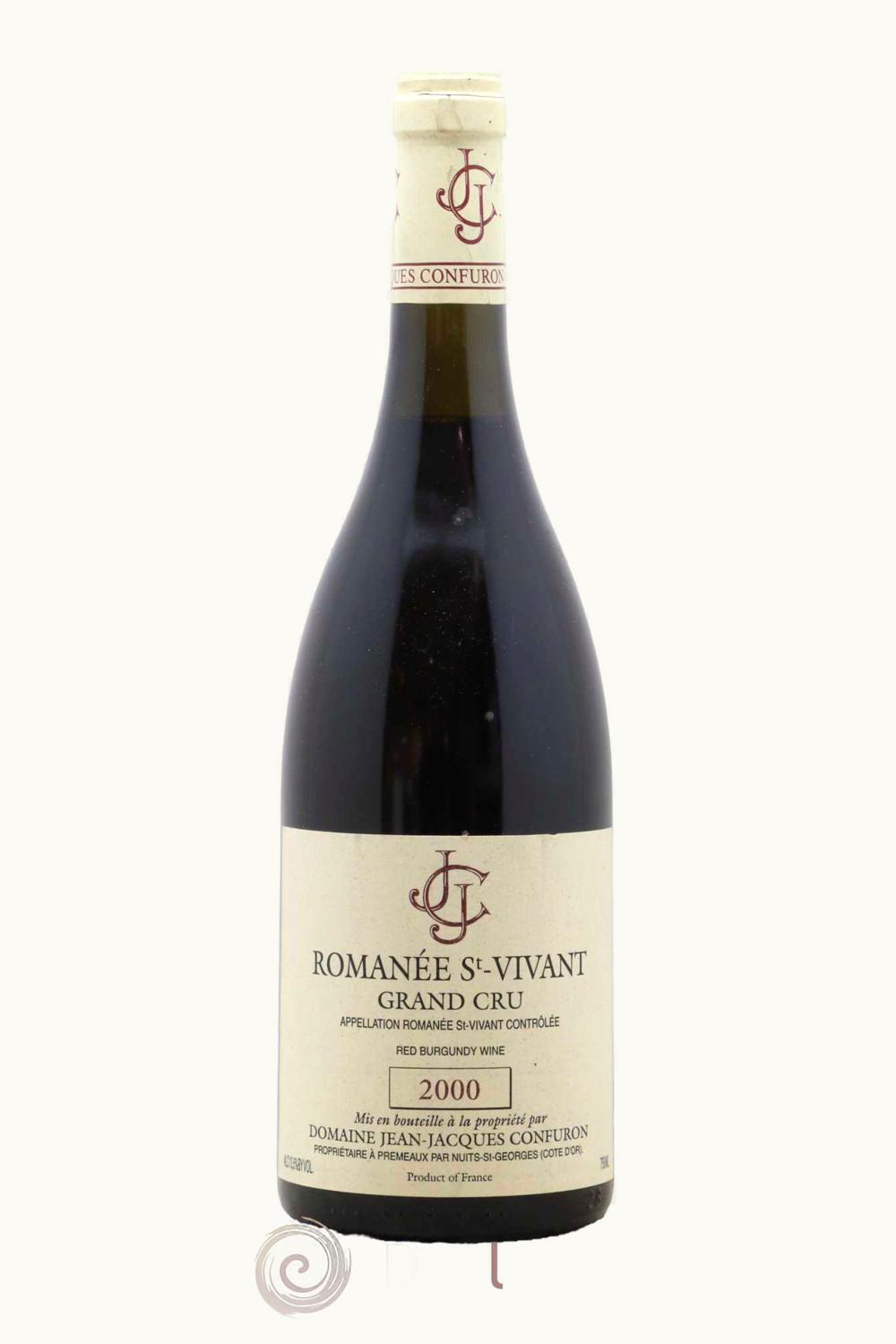 Domaine Jean-Jacques Confuron Domaine Jean-Jacques Confuron Grand Cru Romanee St. Vivant Vosne Cote de Nuit, 2000