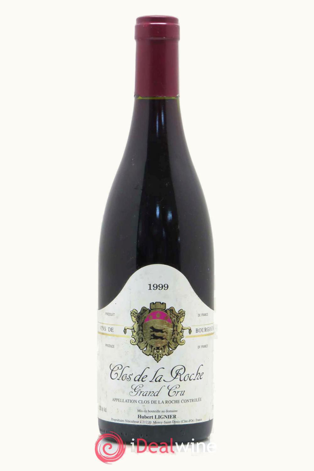 Domaine Hubert Lignier Domaine Hubert Lignier Grand Cru Cote Nuit Clos de la Roche, 1999