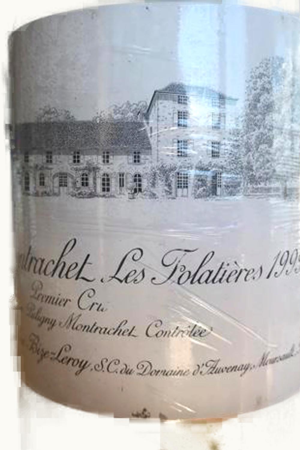 Leroy Domaine d'Auvenay Leroy Domaine d'Auvenay Les Folatieres Puligny-Montrachet Premier Cru, 1999