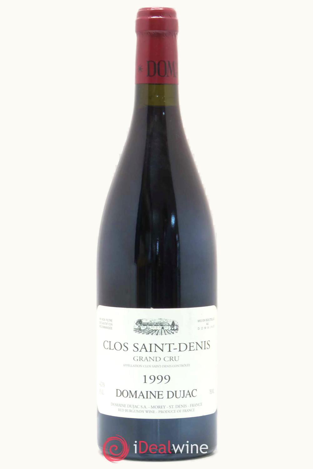 Domaine Dujac Domaine Dujac Grand Cru Clos St. Denis, 1999