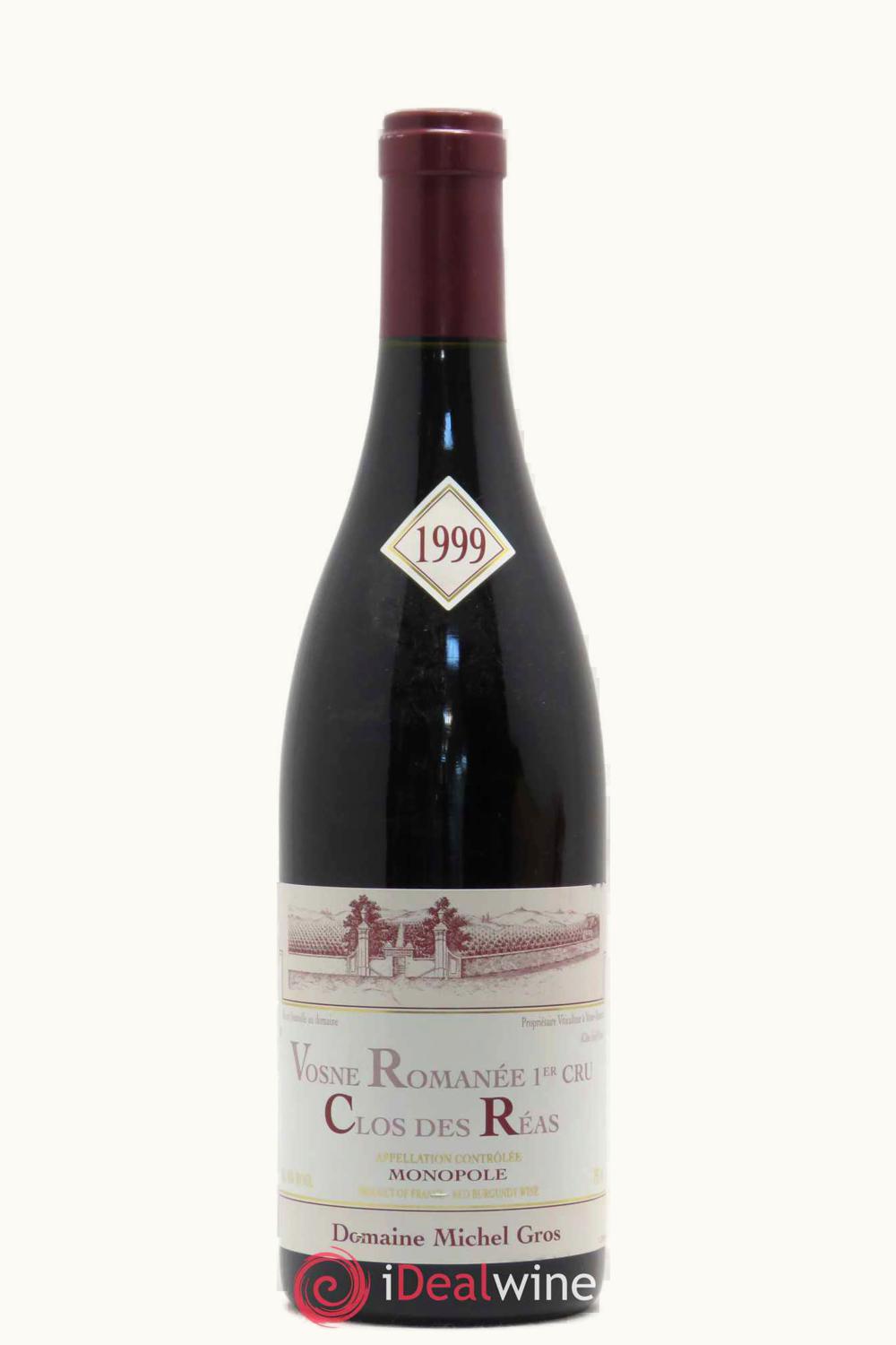 Domaine Michel Gros Domaine Michel Gros Clos de Reas Vosne-Romanee Premier Cru, 1999
