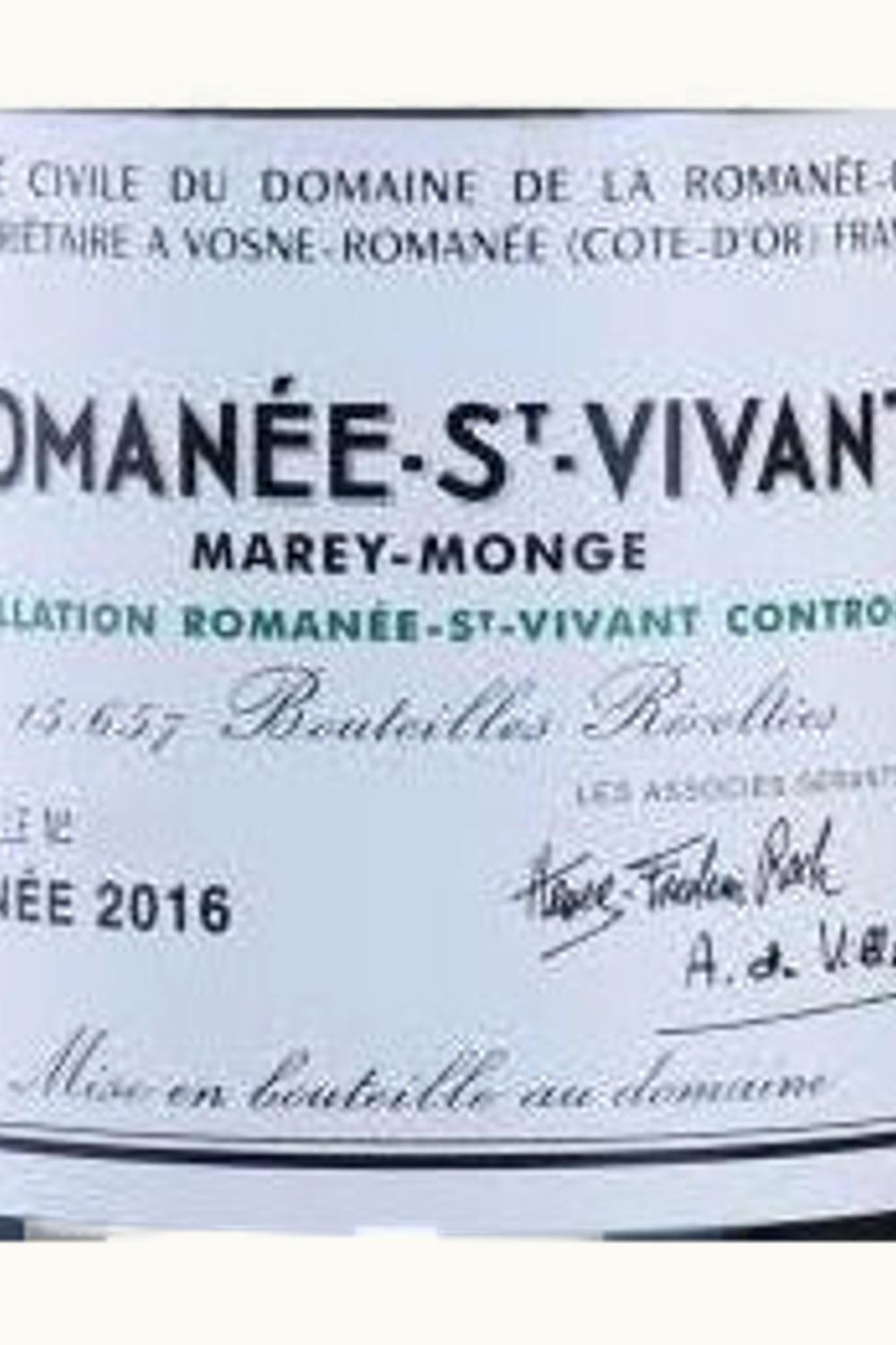 Domaine de la Romanée-Conti Domaine de la Romanée-Conti St. Vivant Grand Cru, 1998