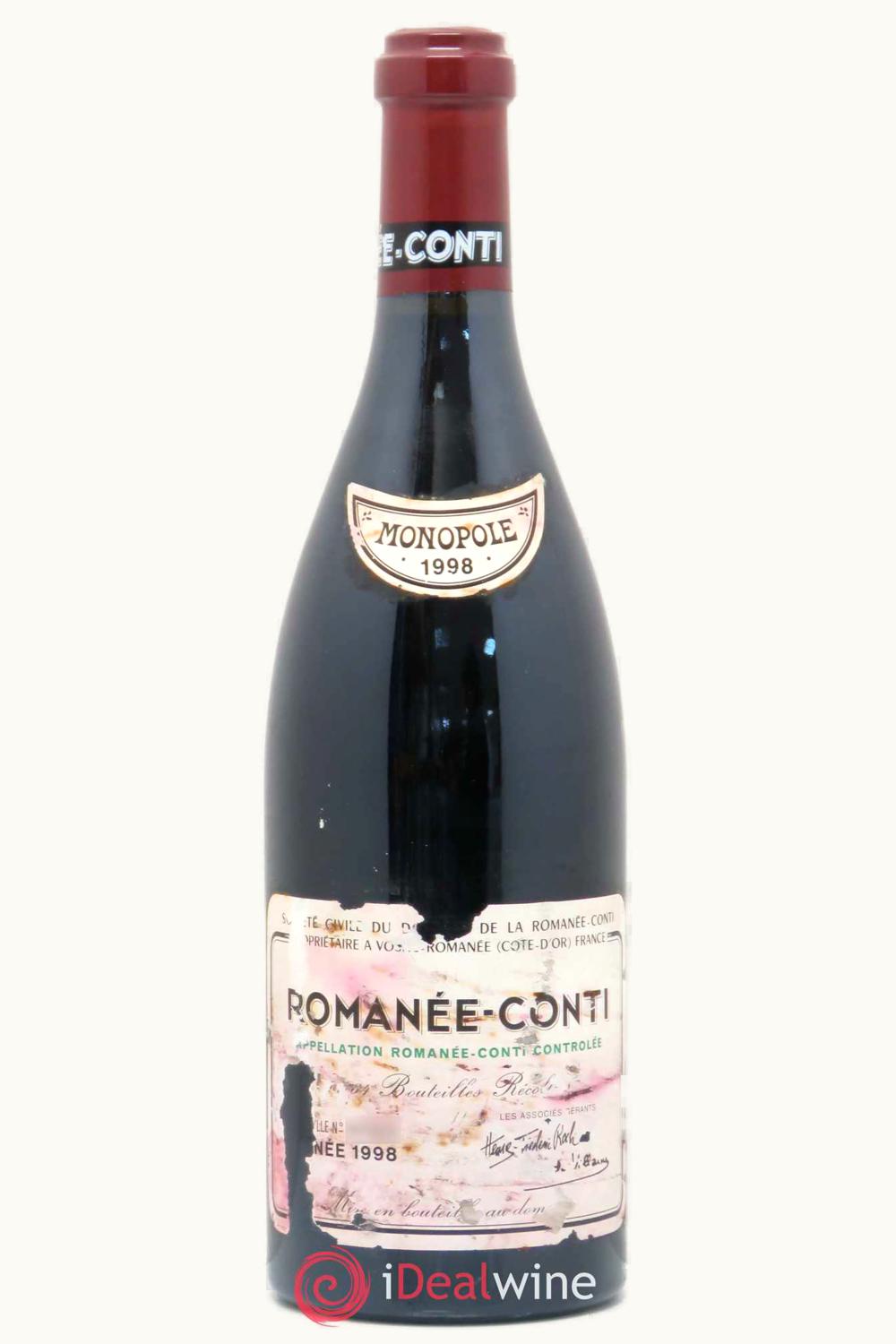 Domaine de la Romanée-Conti Domaine de la Romanée-Conti Grand Cru Echezeaux, 1998