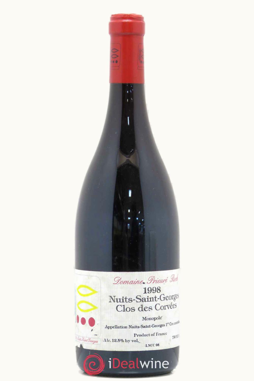 Domaine Prieur Roch Domaine Prieur Roch Le Clos de Corvee Nuit-St-Georges Premier Cru, 1998