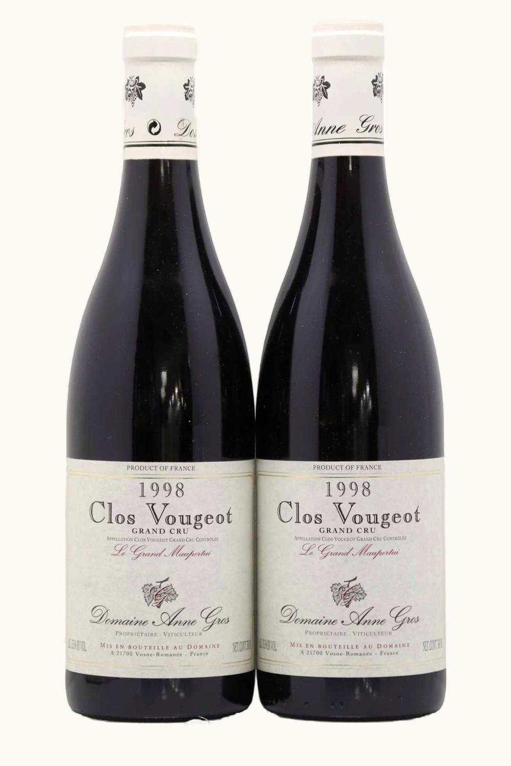 Domaine Anne Gros Domaine Anne Gros Grand Cru Le Maupertui Clos de Vougeot, 1998