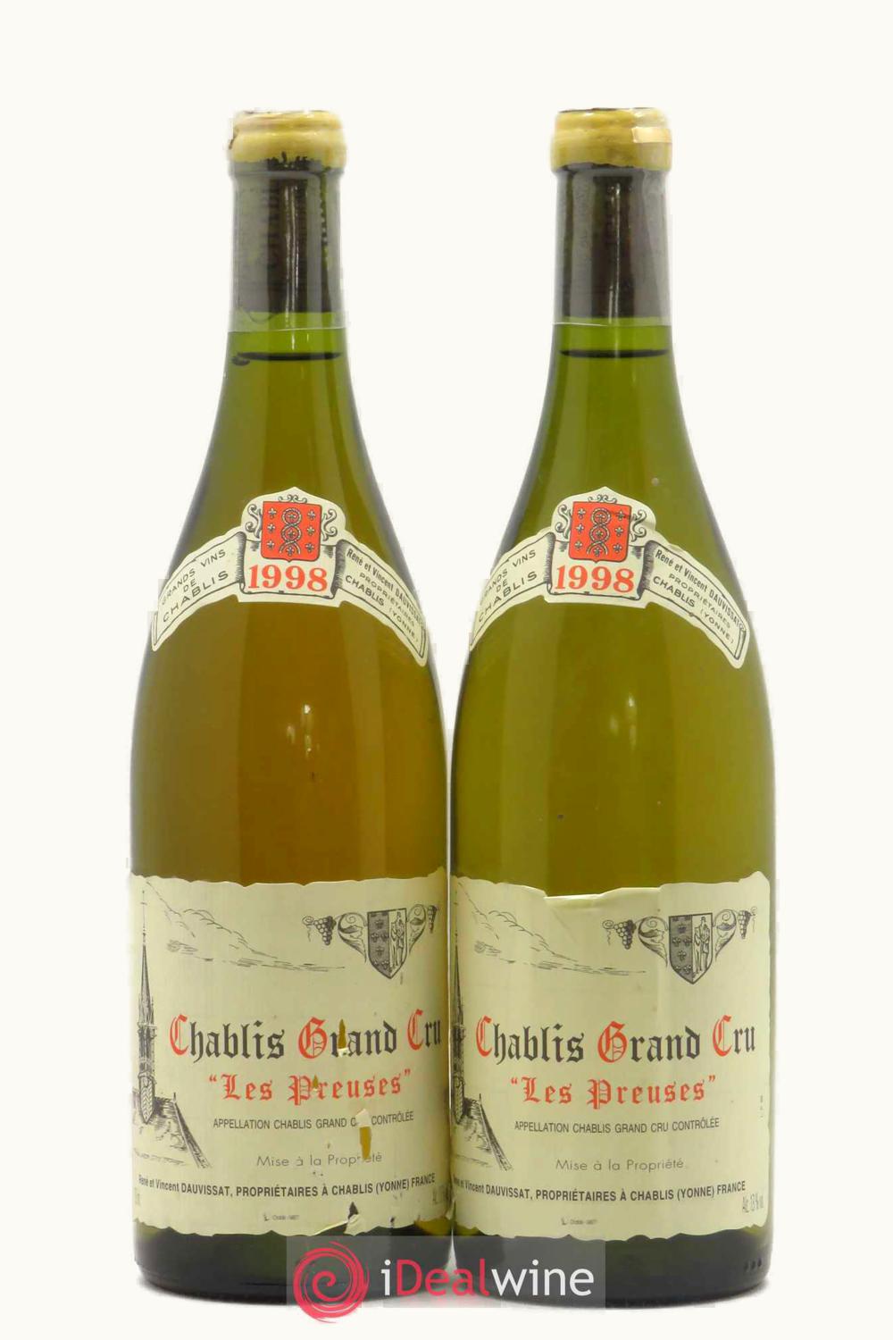 Domaine René & Vincent Dauvissat Domaine René & VIncent Dauvissat Les Preuses Chablis Grand Cru, 1998
