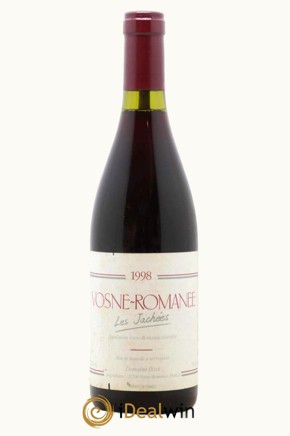 Domaine Jean-Yves Bizot Domaine Jean-Yves Bizot Les Jacheres Vosne-Romanee, 1998