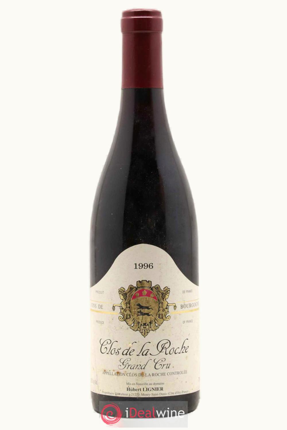 Domaine Hubert Lignier Grand Cru Cote Nuit Clos de la Roche, 1996