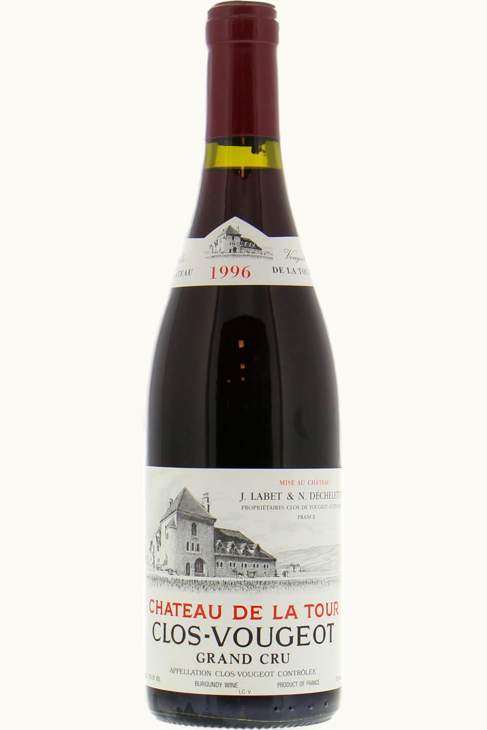 Labet & Dechelette Chateau de La Tour Clos Grand Cru Cote Nuit Vougeot, 1996