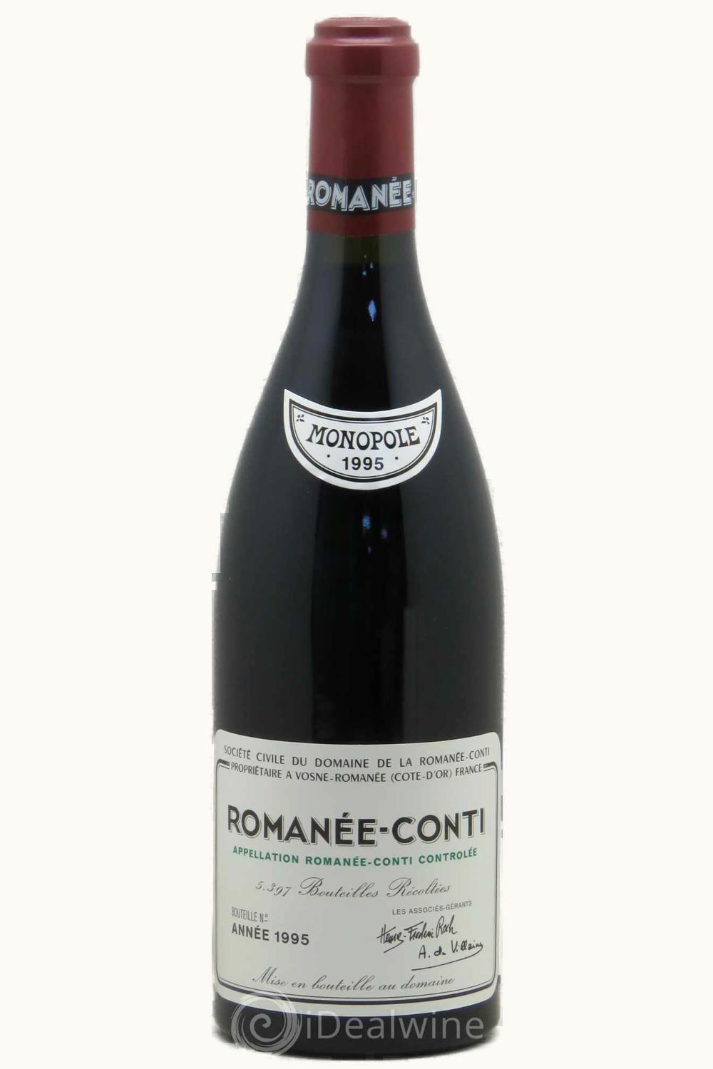 Domaine de la Romanée-Conti Domaine de la Romanée-Conti Grand Cru Cote Nuit Romanee, 1995