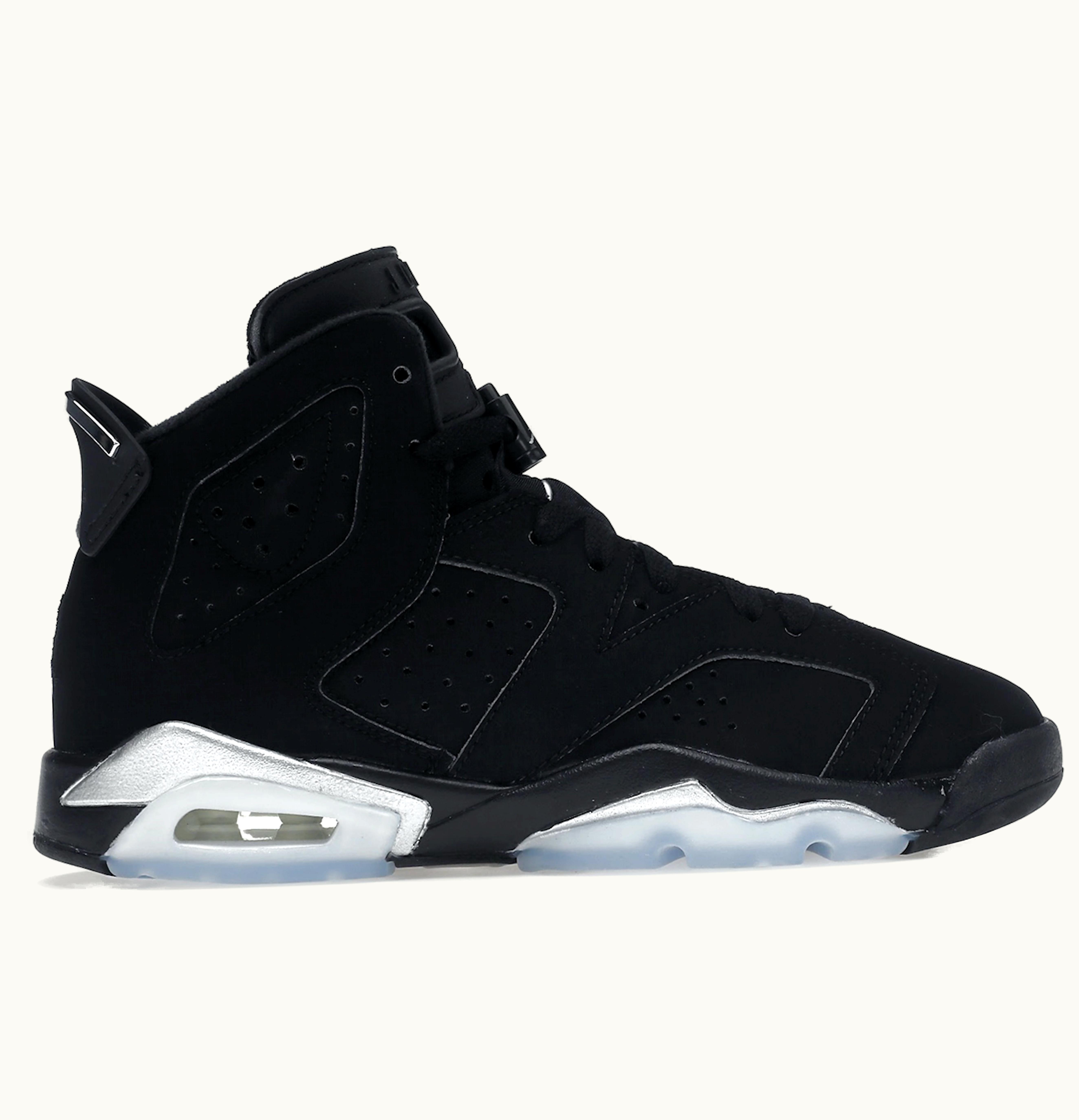 Jordan Air Jordan 6 Retro Chrome Metallic Silver GS