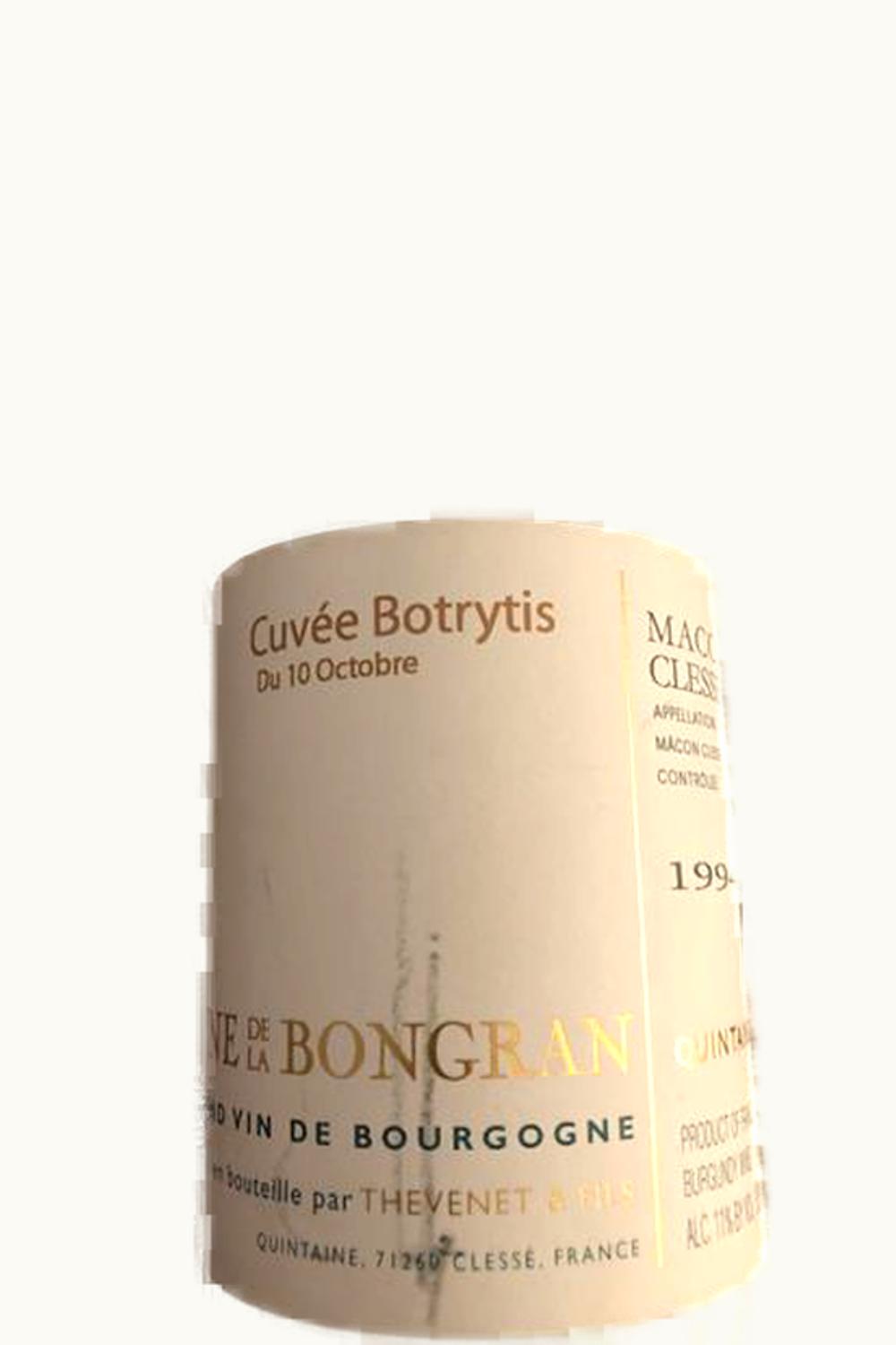 Jean Thevenet Domaine de la Bongrand Jean Thevenet Domaine de la Bongrand Cuvee Botrytis Macon Village Maconnais, 1994