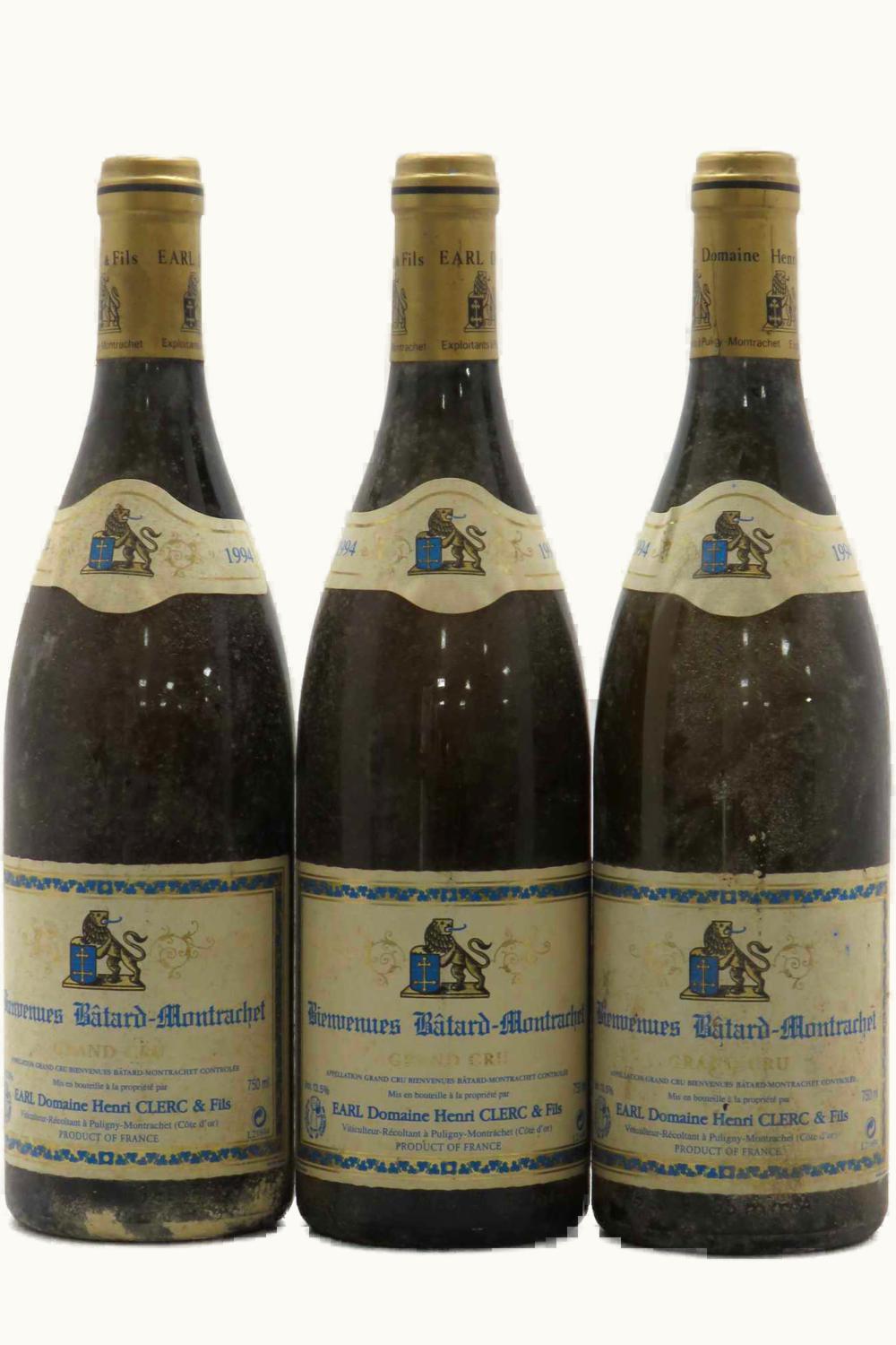 Domaine Henri Clerc Grand Cru Bienvenue Batard Montrachet Puligny Cote de Beaune, 1994