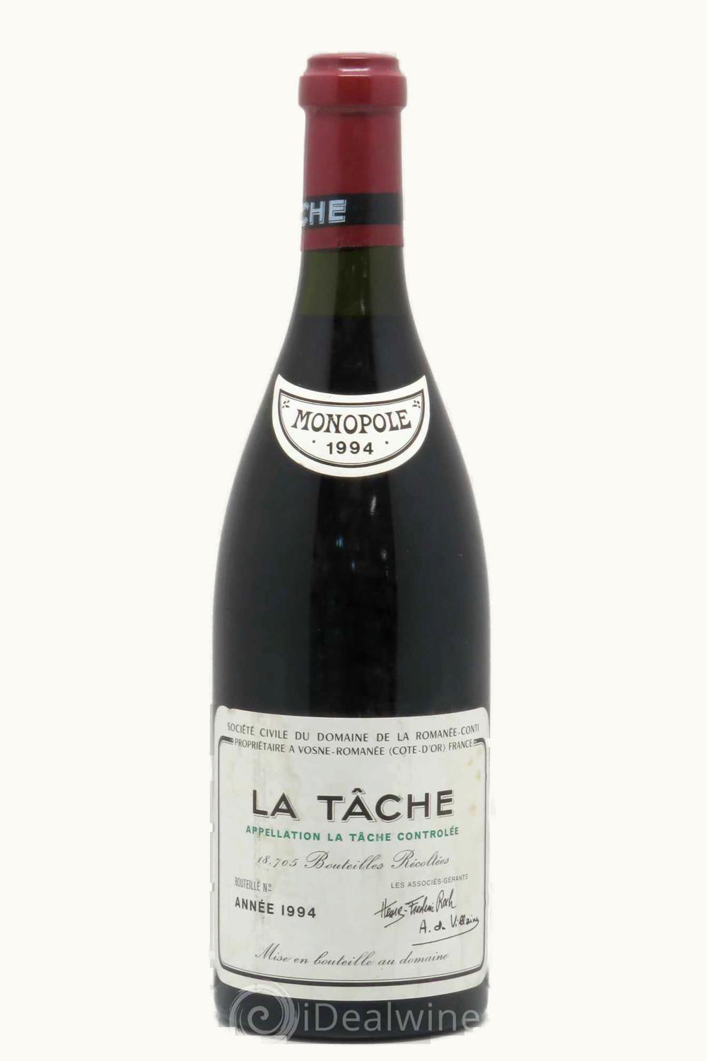 Domaine de la Romanée-Conti Domaine de la Romanée-Conti Tache Grand Cru Monopole Cote Nuit Vosne, 1994