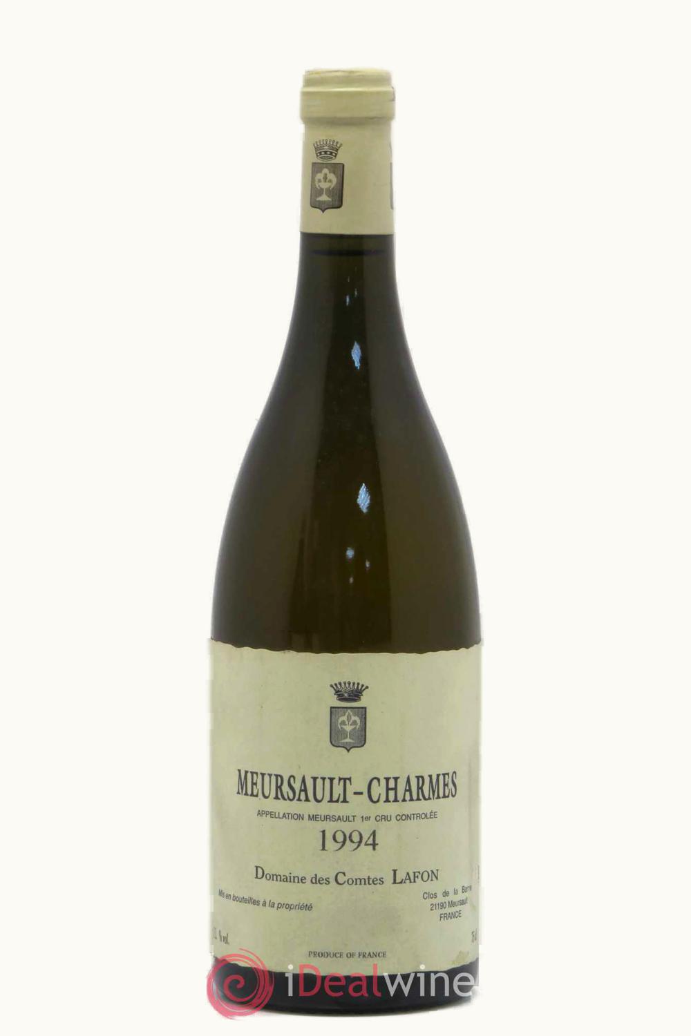 Domaine de Comte Lafon Domaine de Comte Lafon Charmes Meursault Premier Cru Cote Beaune, 1994