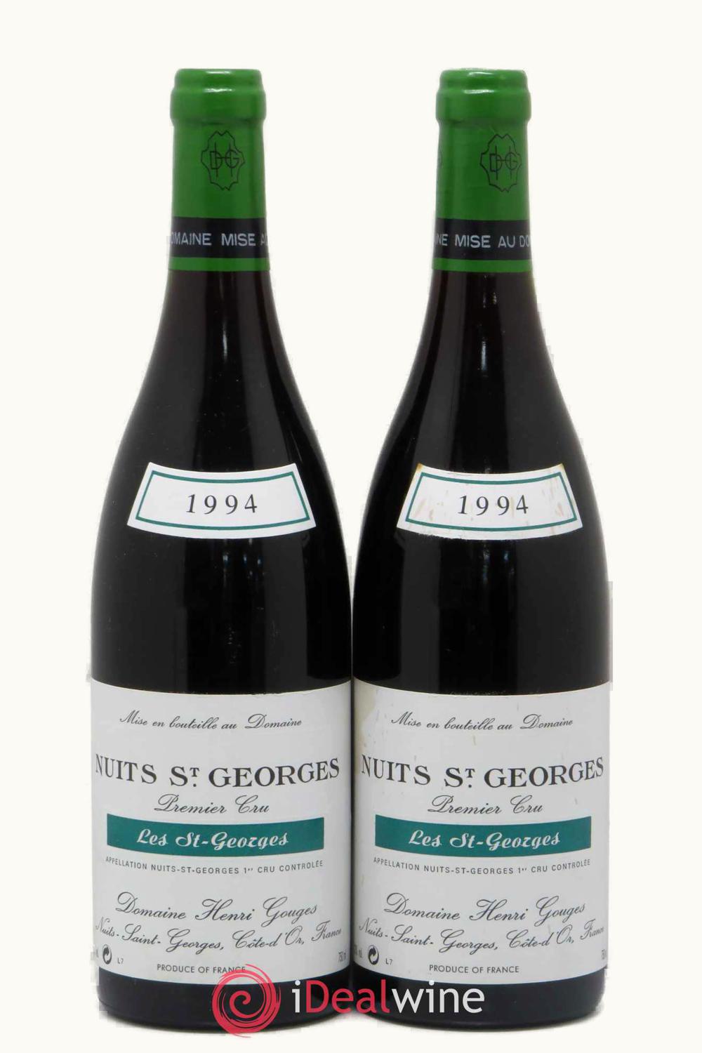 Domaine Henri Gouges Les St George Nuit Premier Cru Cote de Burgundy, 1994