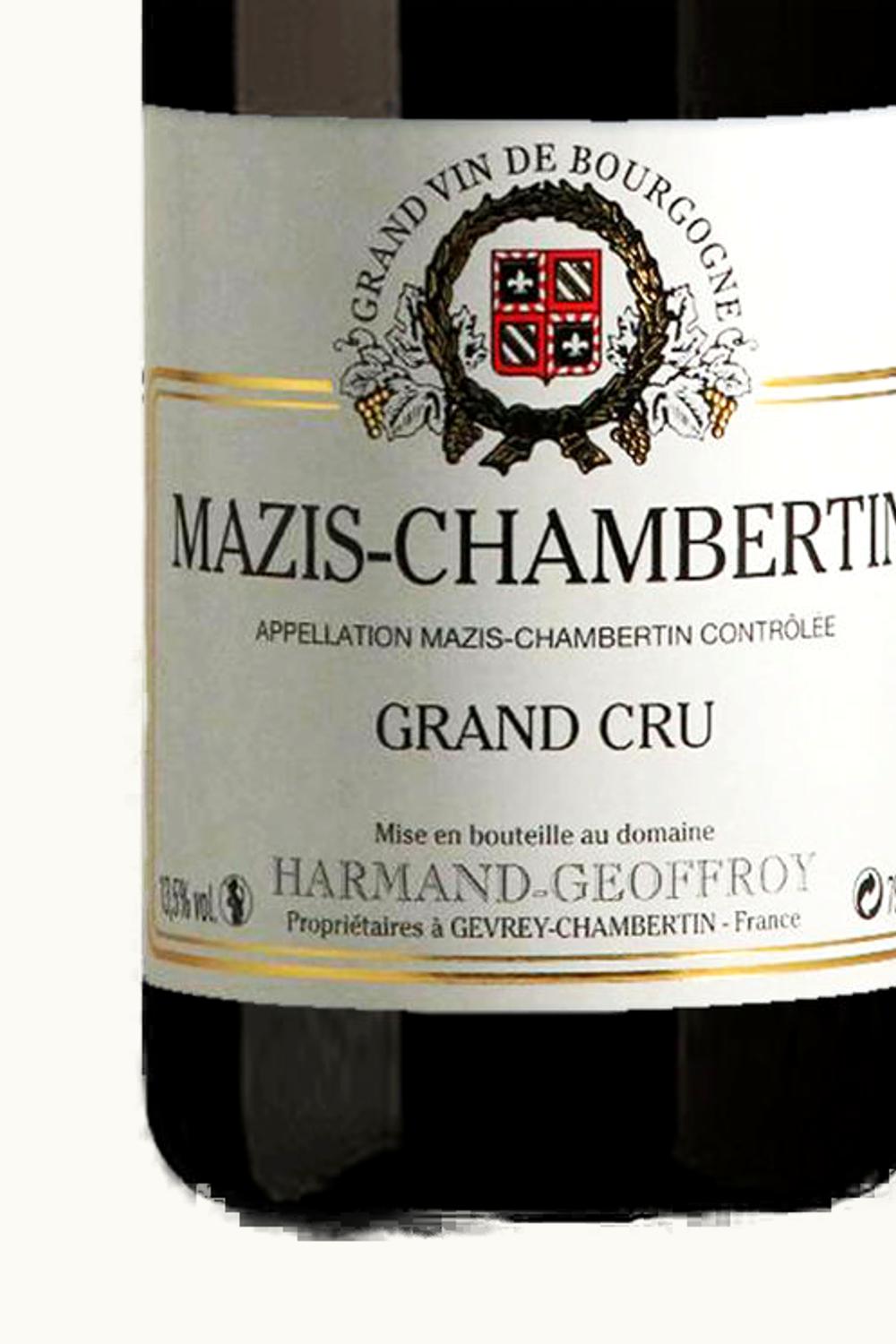 Domaine Harmand Geoffroy Grand Cru Mazis Chambertin Gevrey Cote de Nuit, 1994