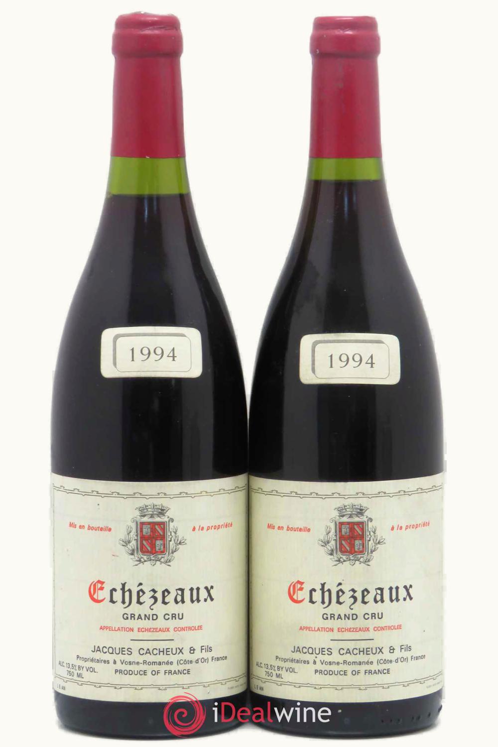 Domaine Jacques Cacheux Grand Cru Echezeaux Flagey Cote de Nuit, 1994