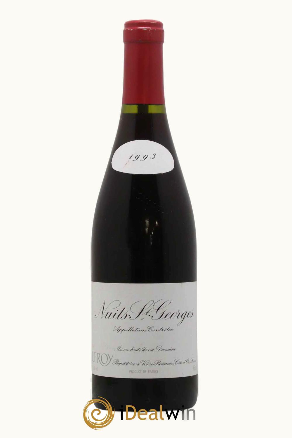 Domaine Leroy Domaine Leroy Cote de Nuit St George, 1993