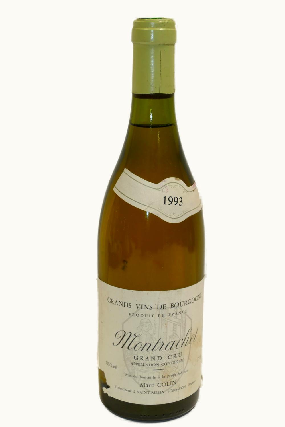 Domaine Marc Colin Montrachet Grand Cru Le Puligny Cote de Beaune, 1993