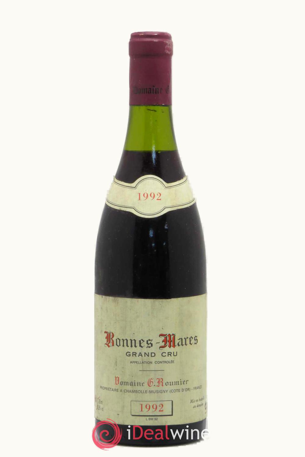 Domaine George Christophe Roumier Grand Cru Bonnes Mares, 1992