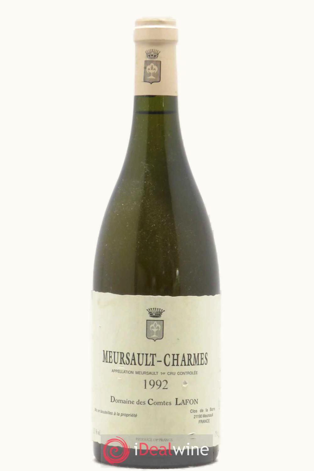 Domaine de Comte Lafon Charmes Meursault Premier Cru, 1992