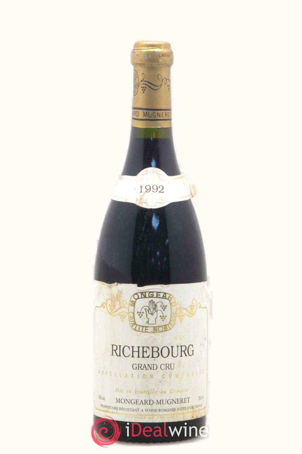 Domaine Mongeard-Mugneret Grand Cru Richebourg, 1992