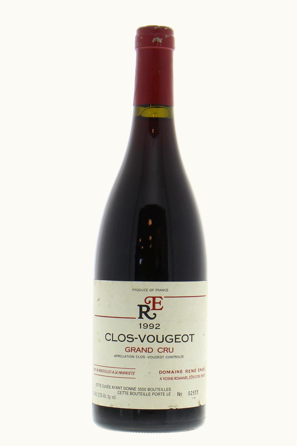 Domaine René Engel Domaine Rene Engel Grand Cru Clos de Vougeot, 1992