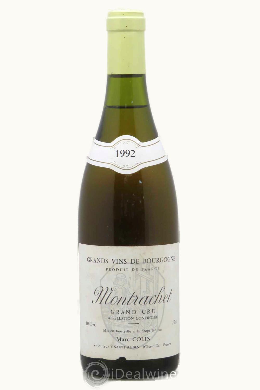 Domaine Marc Colin Montrachet Grand Cru Le Puligny, 1992