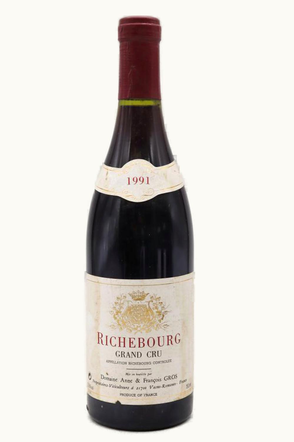 Domaine A. F. Gros Grand Cru Richebourg Vosne-Romanee Cote de Nuit, 1991