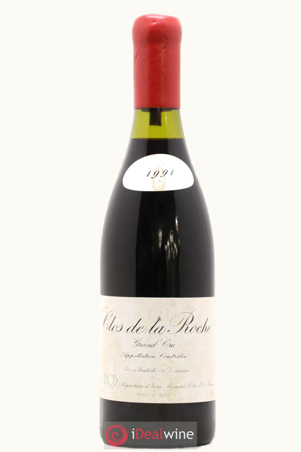 Domaine Leroy Grand Cru Cote Nuit Clos de la Roche, 1991