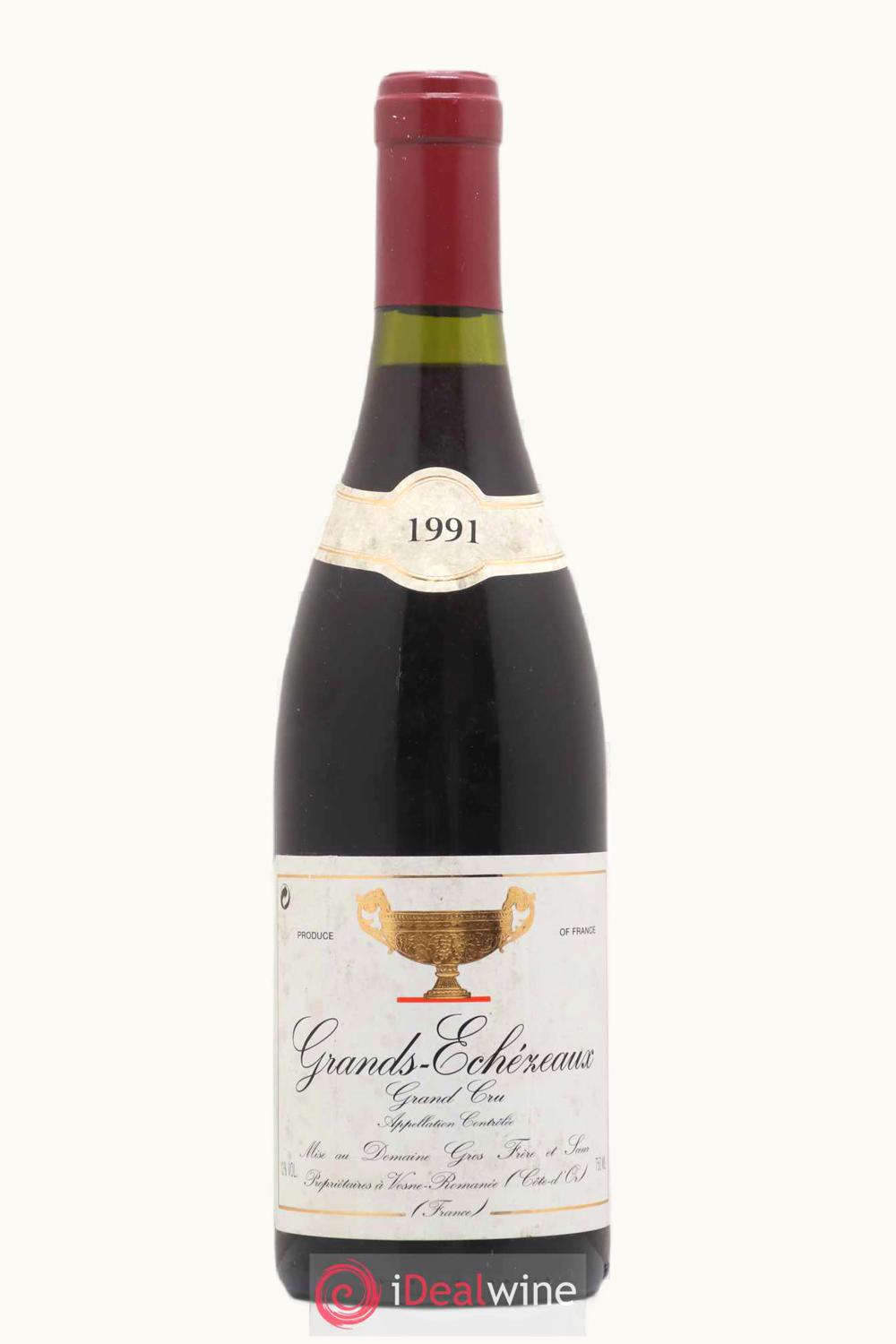 Domaine Gros Frère & Soeurs Grandsechezeaux Grand Cru Flagey Echezeaux Cote de Nuit, 1991
