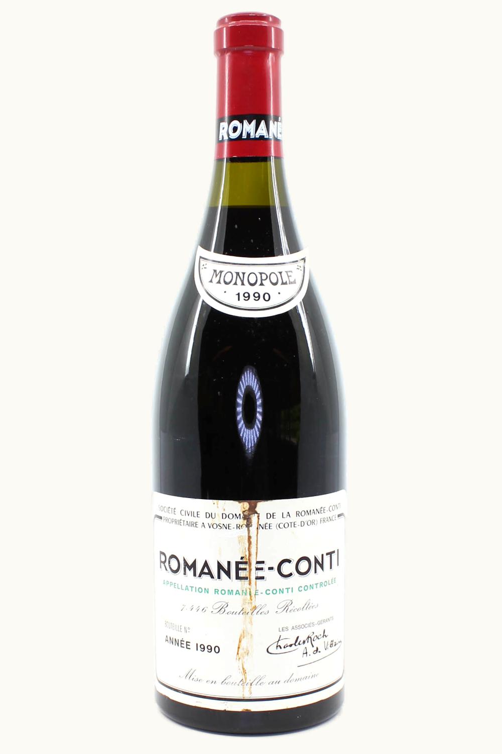 Domaine de la Romanée-Conti Grand Cru Cote Nuit Romanee-Conti Vosne, 1990