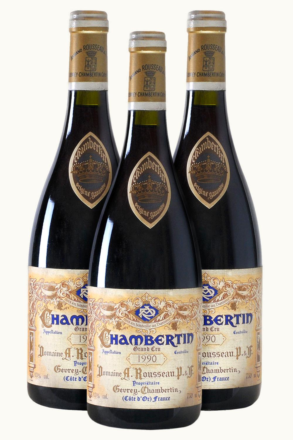 Domaine Armand Rousseau Chambertin Grand Cru Le Gevrey Cote de Nuit, 1990