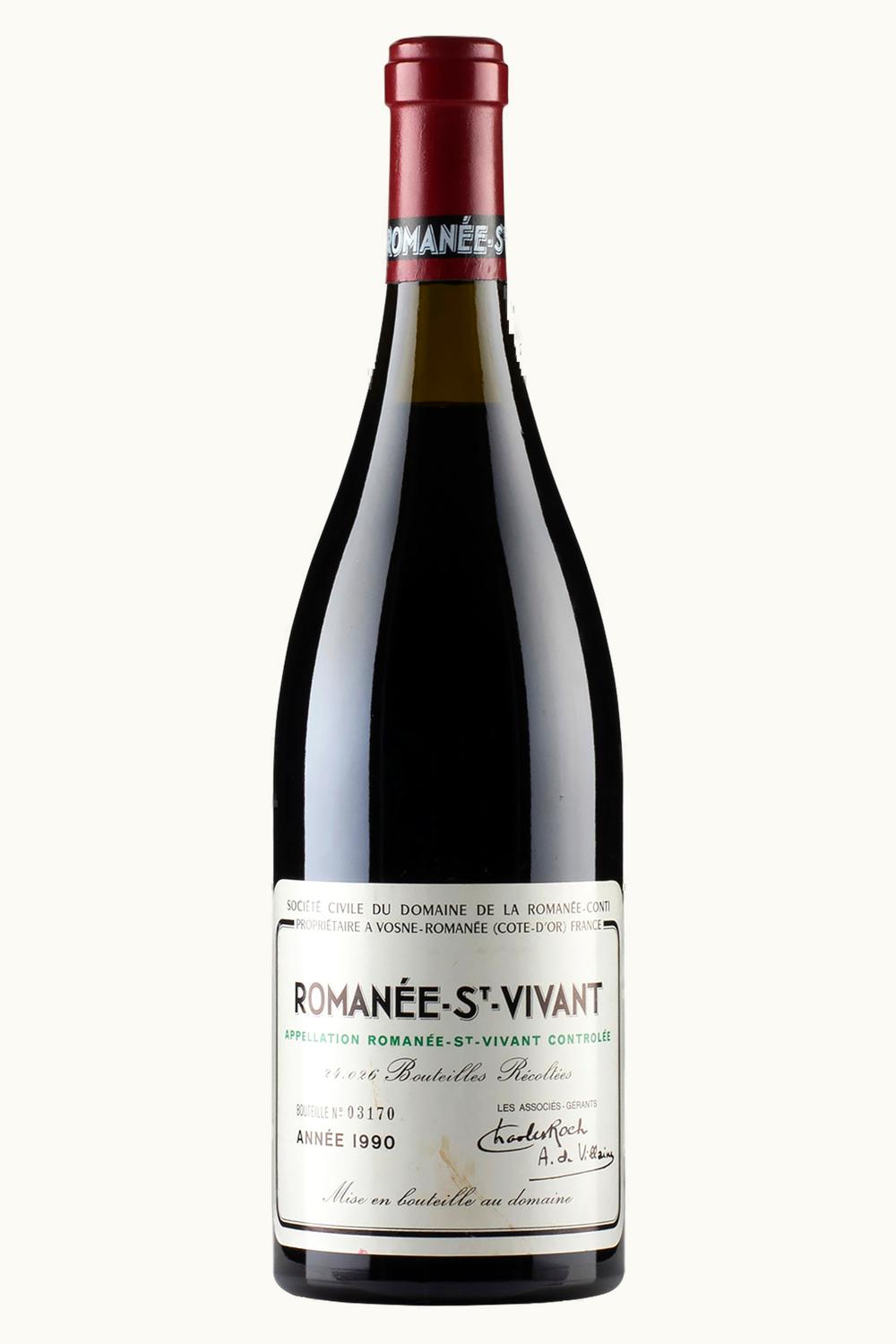 Domaine de la Romanée-Conti St. Vivant Grand Cru Cote Nuit Vosne, 1990