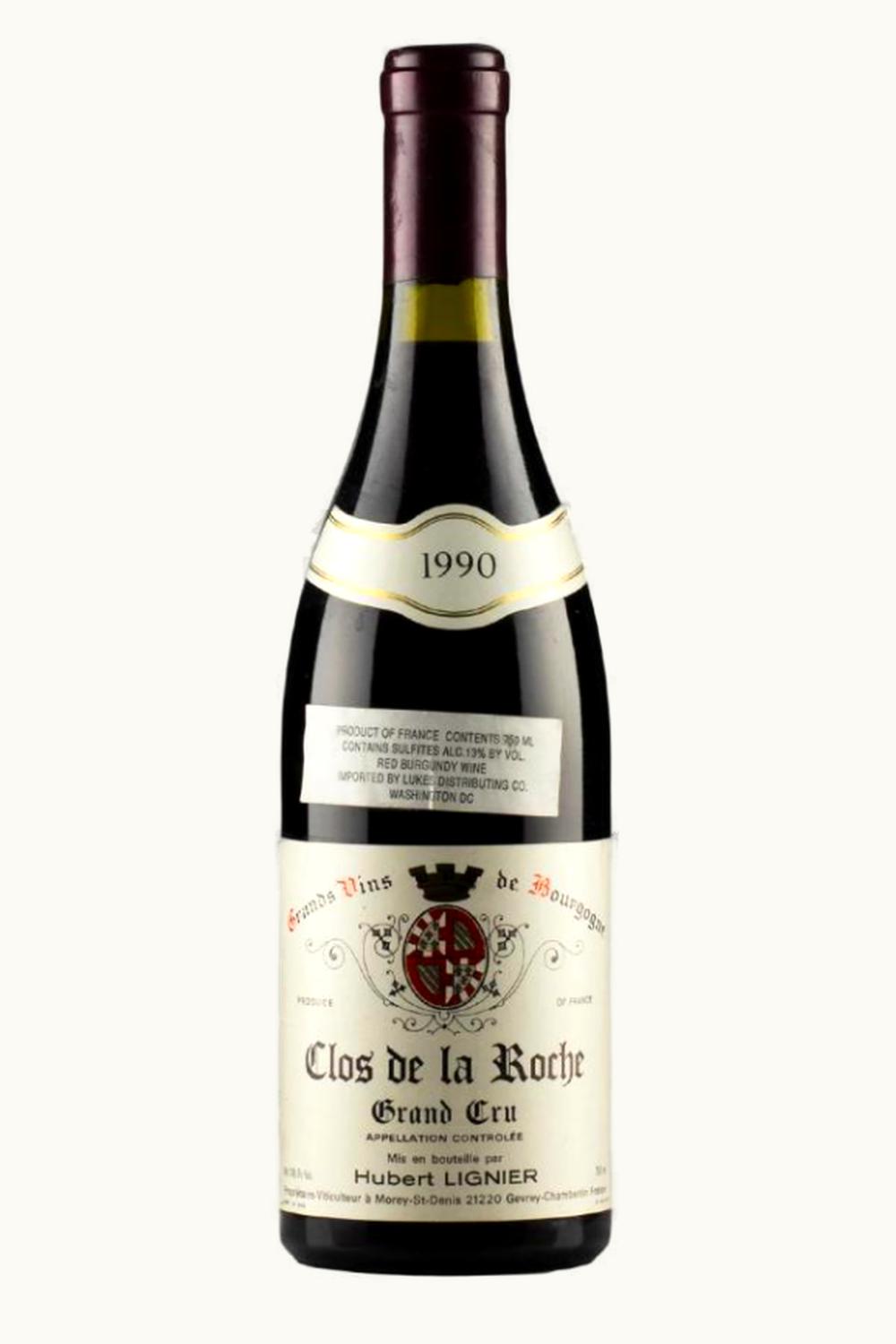 Domaine Hubert Lignier Grand Cru Cote Nuit Clos de la Roche Morey St. Denis, 1990