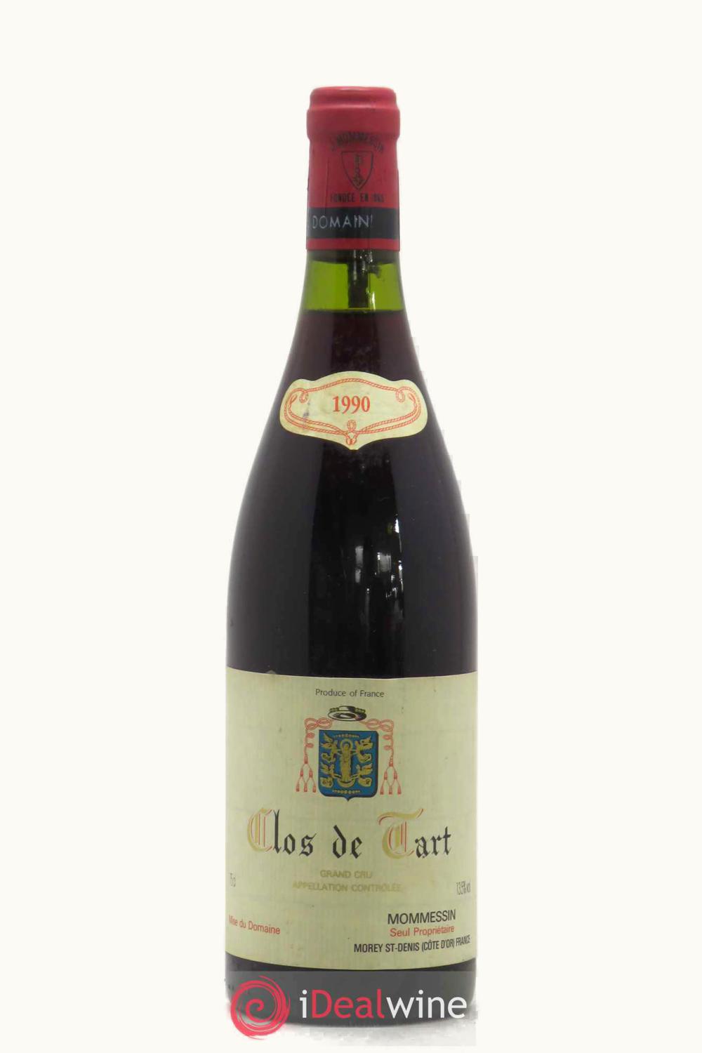 Domaine du Clos de Tart Grand Cru Monopole Cote Nuit Clos de Tart Morey St. Denis, 1990