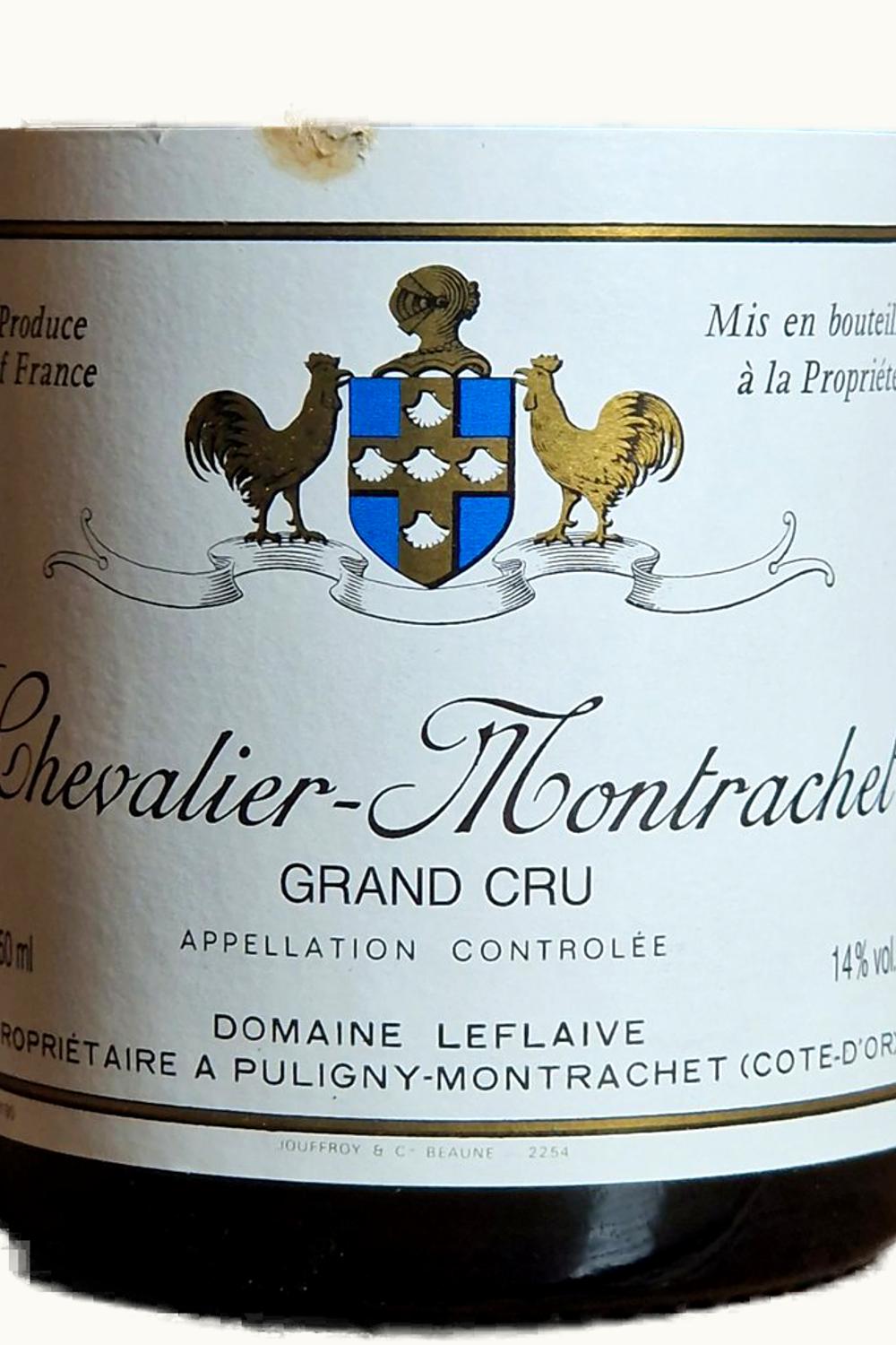 Domaine Leflaive Grand Cru Chevalier-Montrachet Puligny Cote de Beaune, 1990