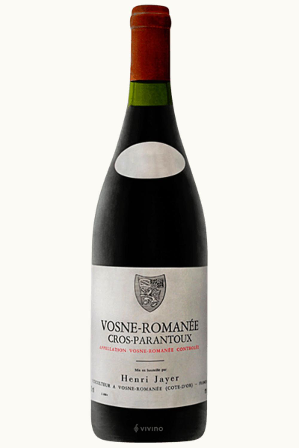 Domaine Henri Jayer Cros Parantoux Vosne-Romanee Premier Cru Cote de Nuit, 1990