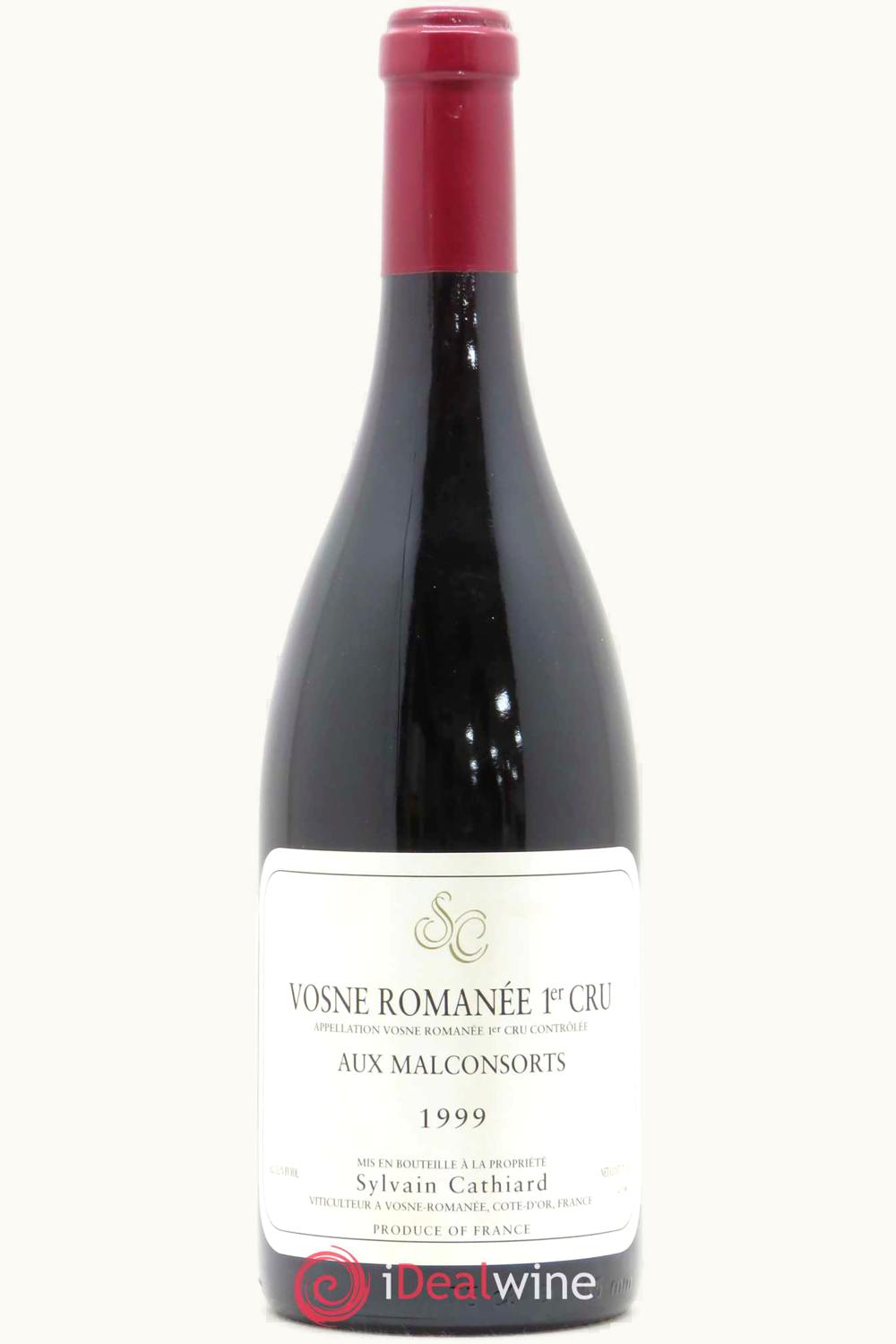 Sylvain Cathiard Aux Malconsort Vosne-Romanee Premier Cru Cote de Nuit, 1990