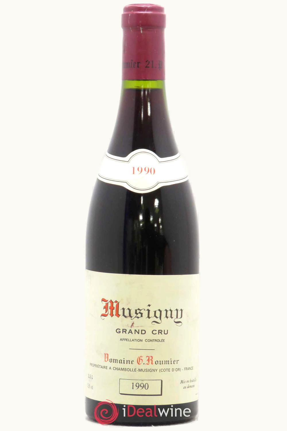 Domaine George Christoph Roumier Musigny Grand Cru Le Chambolle Cote de Nuit, 1990