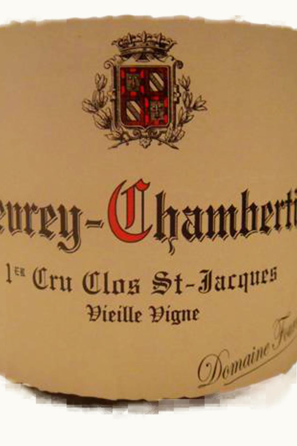 Domaine Fourrier Clos St. Jacques Gevrey-Chambertin Premier Cru Cote de Nuit, 1990
