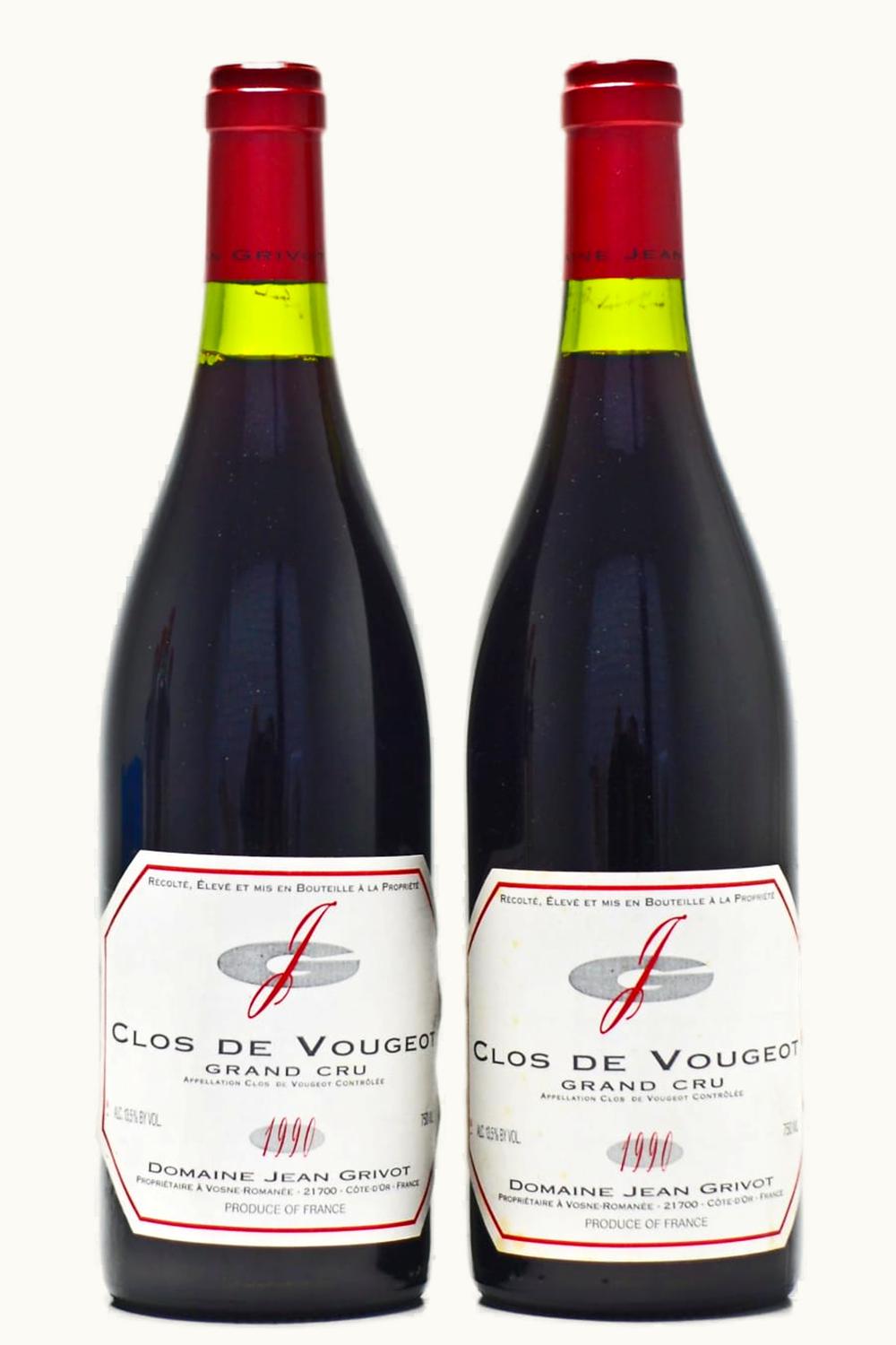 Domaine Jean Grivot Grand Cru Cote Nuit Clos de Vougeot, 1990