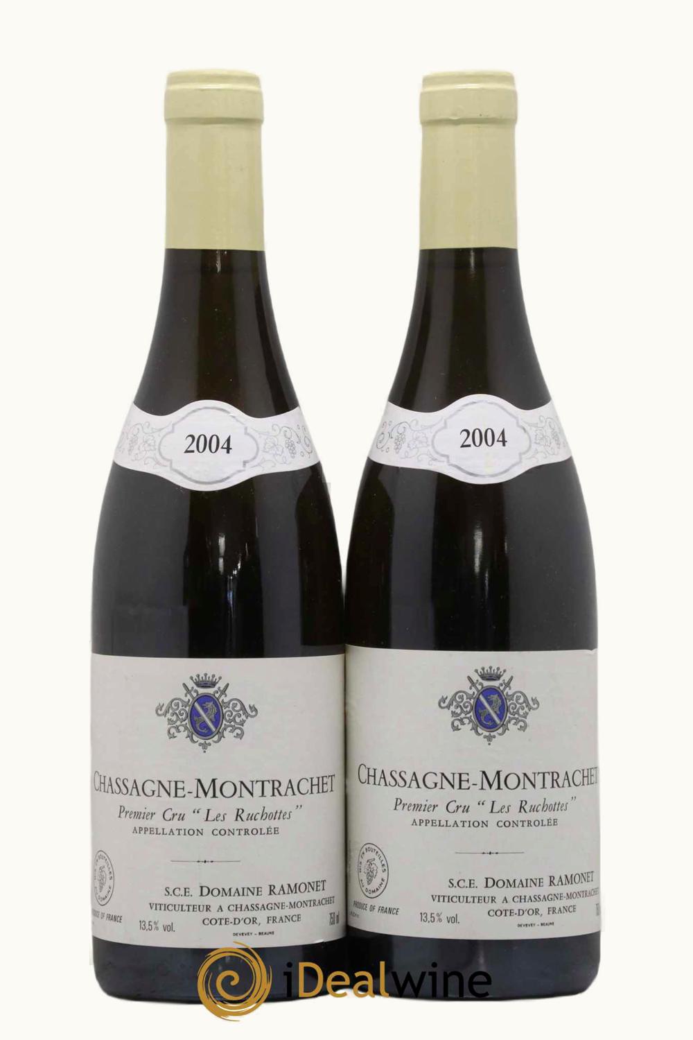 Domaine Ramonet Les Ruchotte Chassagne-Montrachet Grand Premier Cru Cote de Beaune, 1990