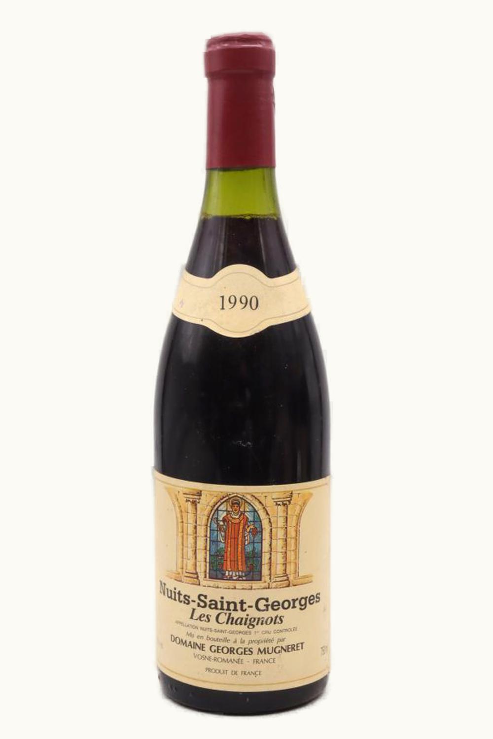 Domaine George Mugneret-Gibourg Domaine George Mugneret-Gibourg Les Chaignots Nuit-St. Georges Premier Cru Aux Cote de Nuit, 1990